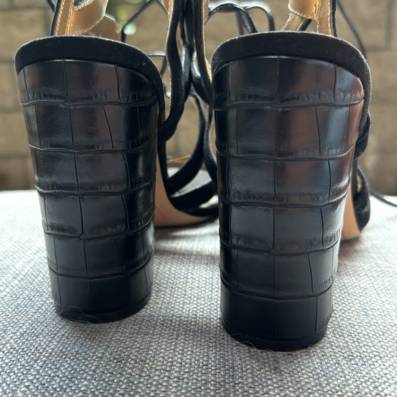 Sam Edelman Yardley Suede Block Heel Sandals, Size 8.5 - Picture 7 of 14